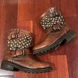 Ash tatum biker boots online